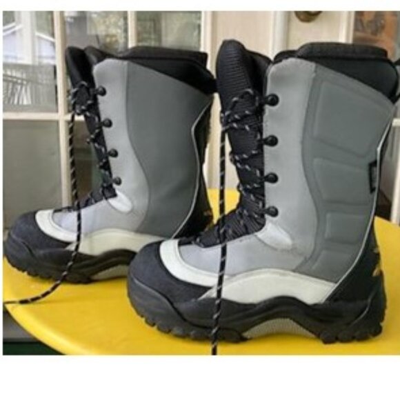 VINTAGE LADIES TEAM-X SKI-DOO SNOWMOBILE BOOTS - Picture 1 of 7